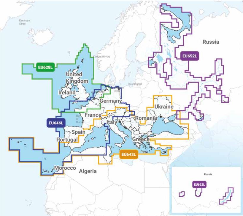 EUROPE ZONES DE COUVERTURE LARGE bis