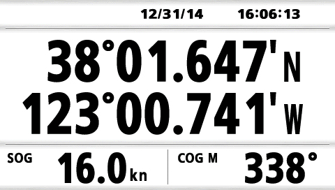 GP 39 screen NAV