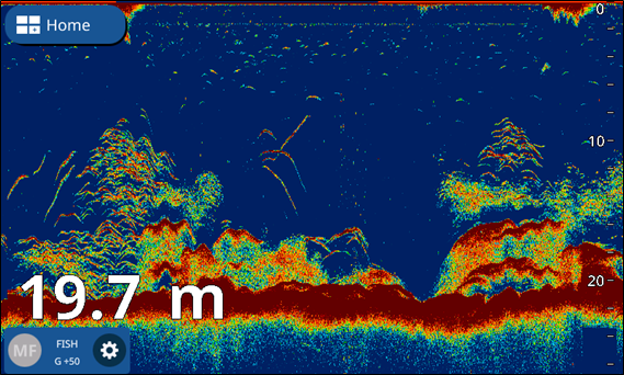 Immagine della TrueEcho CHIRPTM (con trasduttore da Airmar TM150M)